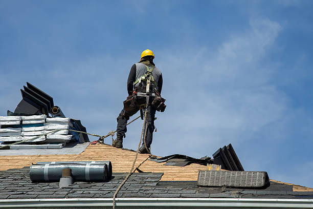 Professional Storm Damage Roof Repair technician working in Piney Point, MD